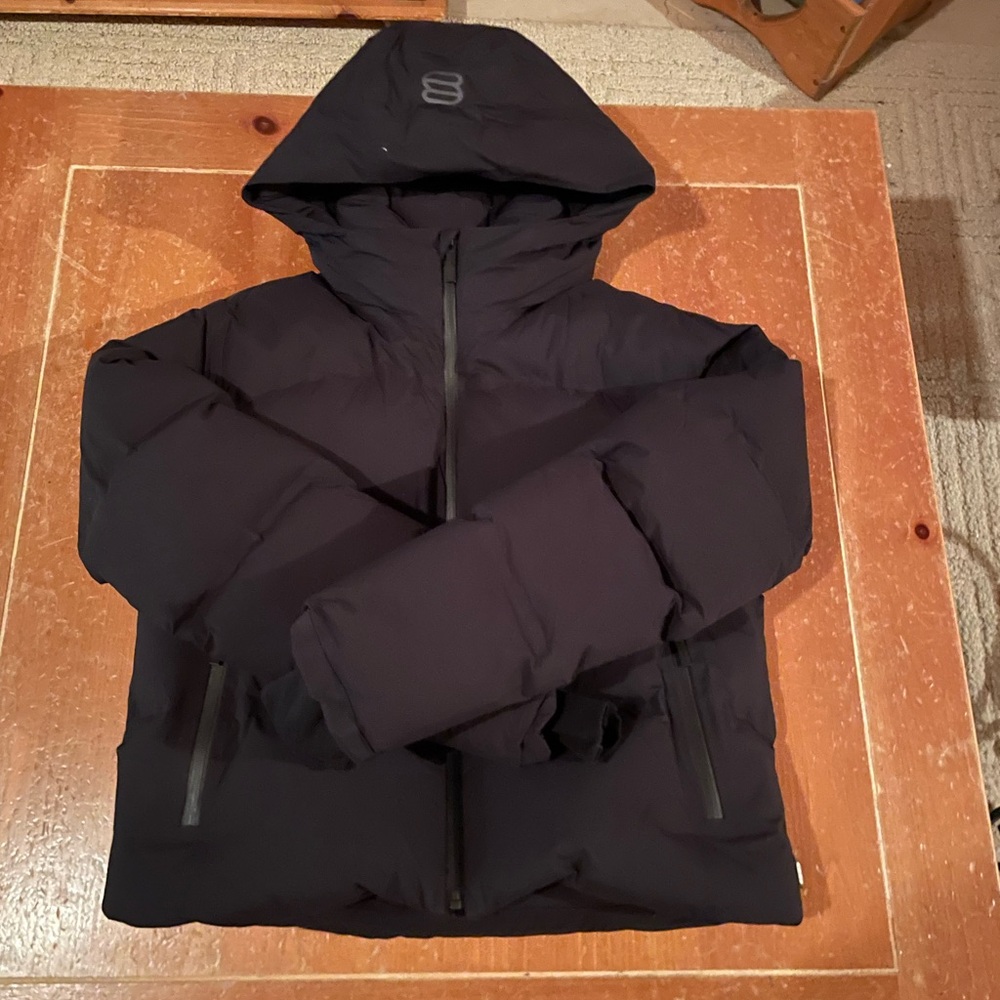 Black Hooded Puffer Jacket